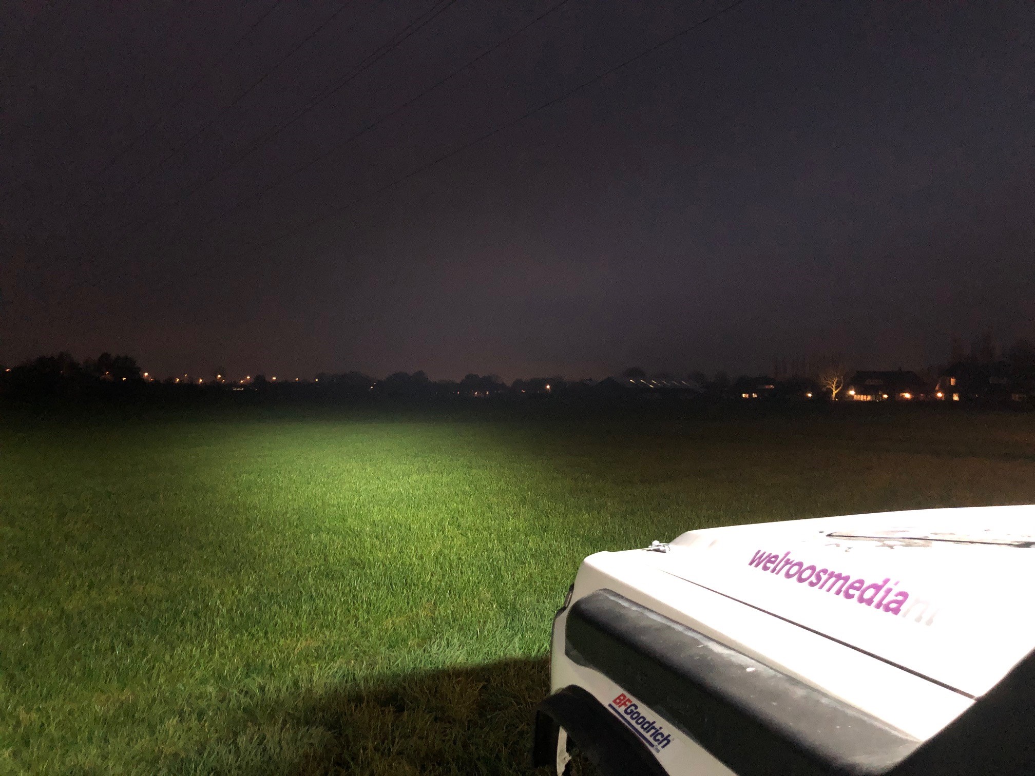 LED bar op Nissan Patrol Rally