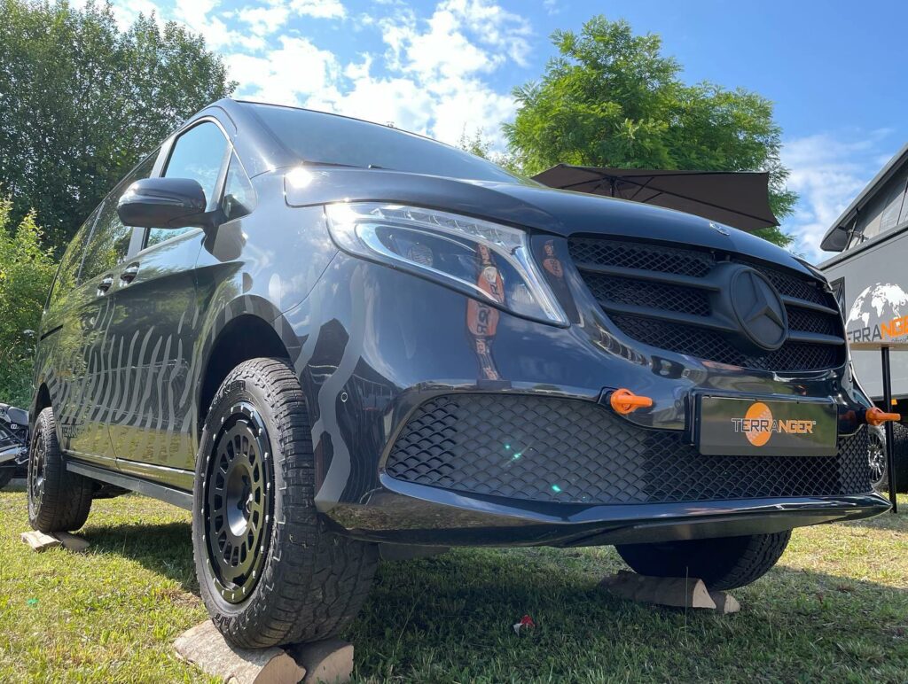 Velgen op de Mercedes Vito 