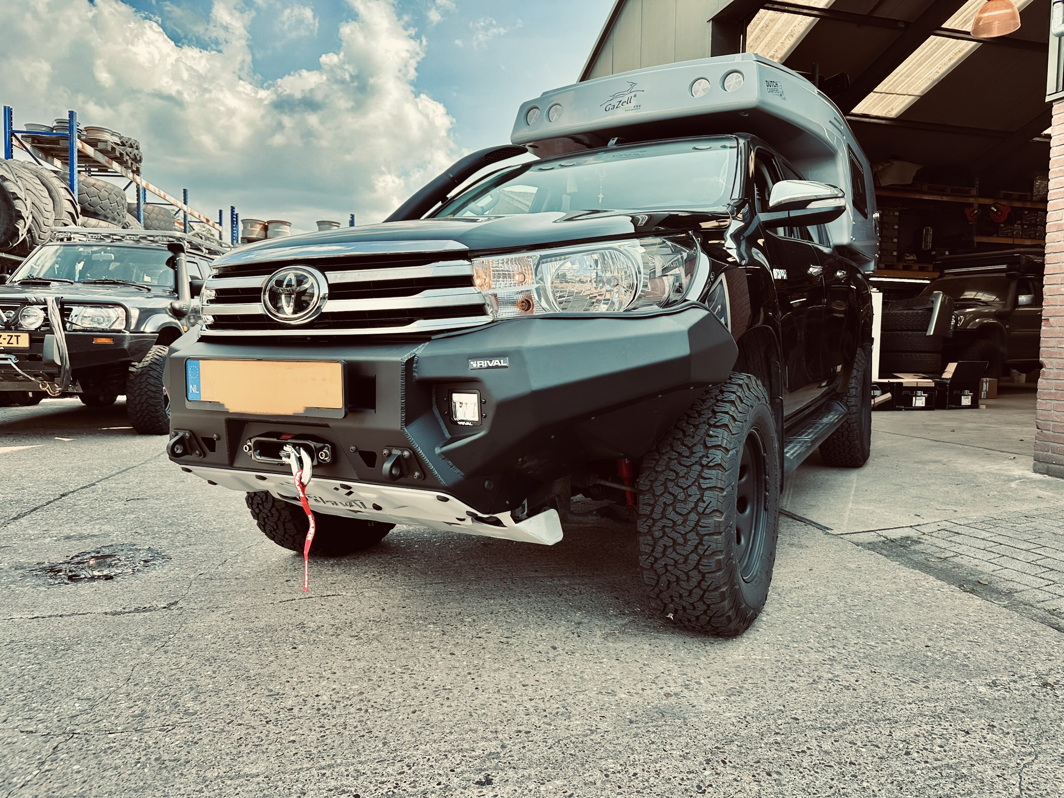 Rival winchbumper Toyota Hilux 4x4 lierbumper