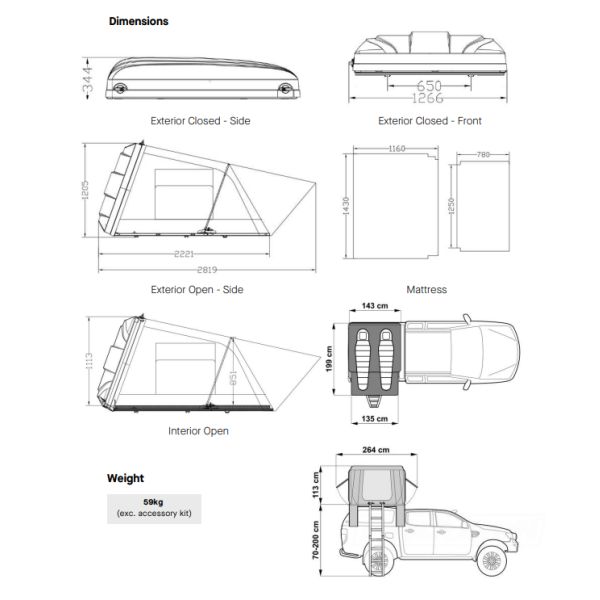 ARB Esperance 'Hybride' daktent - Afbeelding 3