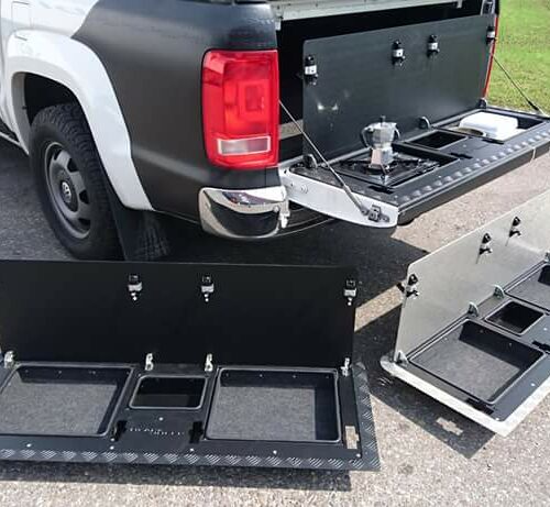 Ombouwset Amarok achterklep